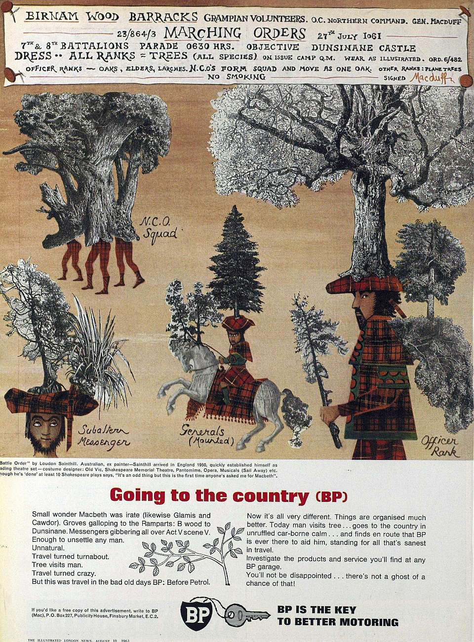 BP advert going to the country